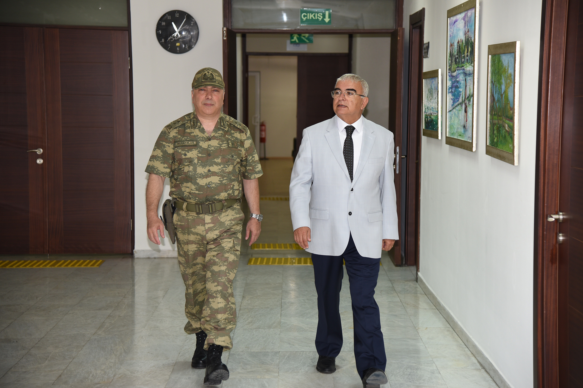 Tüm General Alparslan dan Başkan Baysan a İade-i Ziyaret