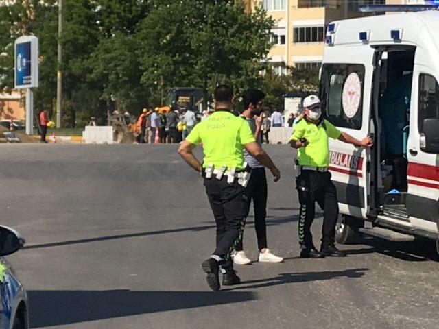 Edirne'de otomobille çarpışan motosikletin sürücüsü yaralandı