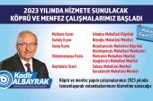 2023 YILINDA HİZMETE SUNULACAK KÖPRÜ VE MENFEZ ÇALIŞMALARI BAŞLADI