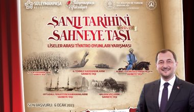 Şanlı Tarihini Sahneye Taşı Liselerarası Tiyatro Yarışması başvuruları başladı