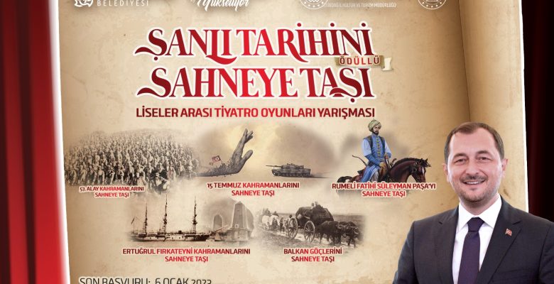 Şanlı Tarihini Sahneye Taşı Liselerarası Tiyatro Yarışması başvuruları başladı