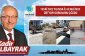 TESKİ 2022 YILINDA İL GENELİNDE ÜSTYAPI SORUNUNU ÇÖZDÜ