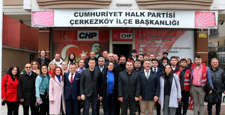 CHP HEYETİ MUHTARLARI ZİYARET ETTİ