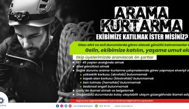 Arama Kurtarma Ekibimizde Gönüllü Olmak İster misiniz?