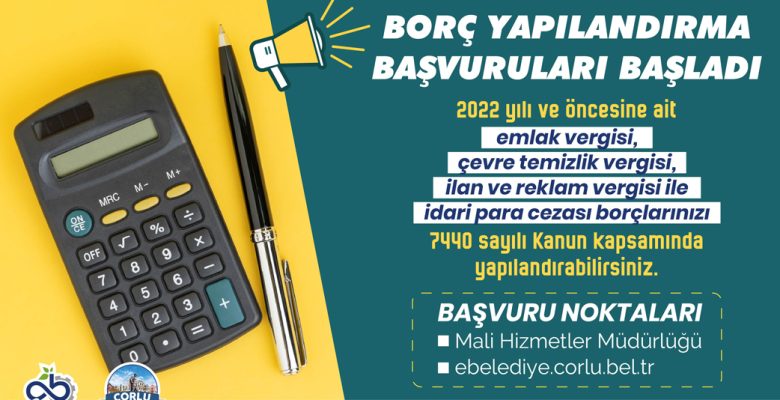 Borç Yapılandırma Başvuruları Başladı