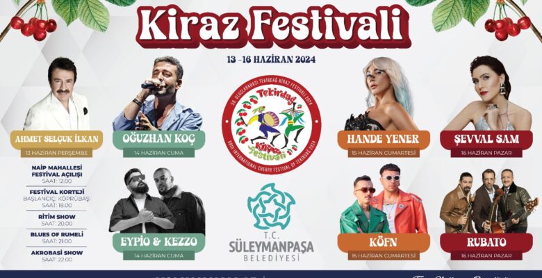 Kiraz Festivali 13 Haziranda Başlıyor