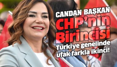 CANDAN BAŞKAN 5 AYDA ZİRVEDE