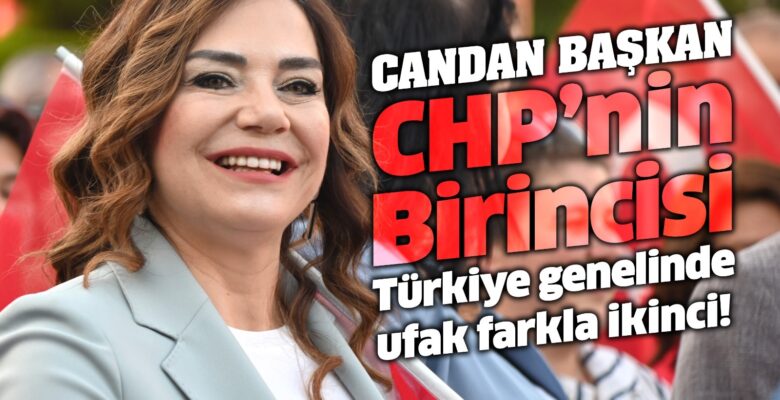 CANDAN BAŞKAN 5 AYDA ZİRVEDE